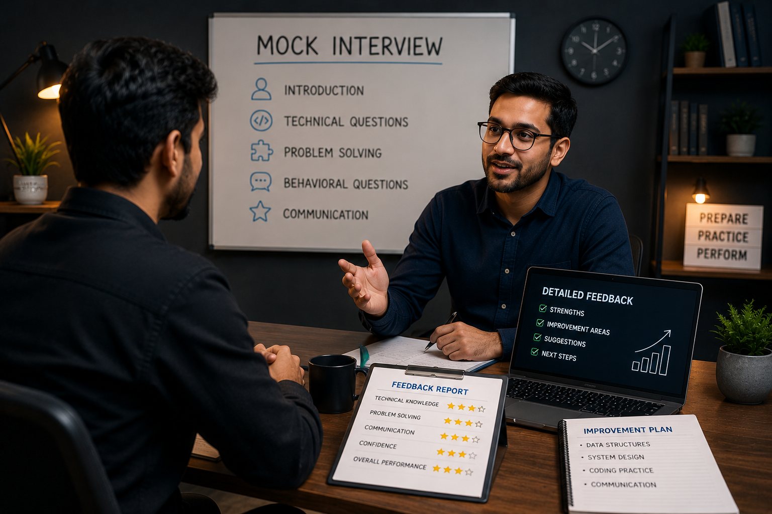 Mock Interview with Detailed Feedback